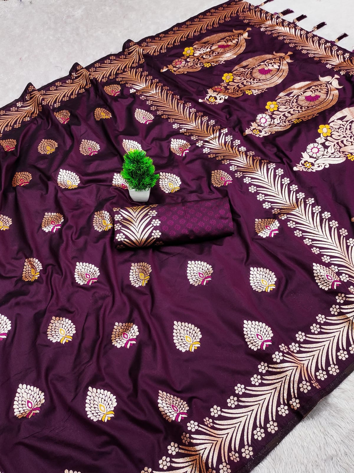 Takshashila Paithani Silk Saree
